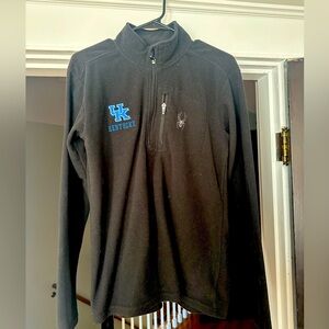 UNIVERSITY OF KENTUCKY
MENS half zip FLEECE pullover 
SPYDER
